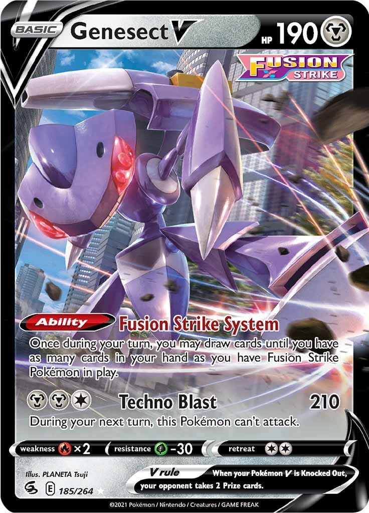 Genesect V (185/264) [Sword & Shield: Fusion Strike] | Odin's Place