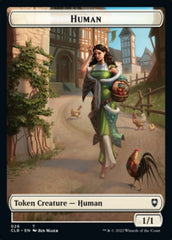 Spider // Human Double-Sided Token [Commander Legends: Battle for Baldur's Gate Tokens] | Odin's Place
