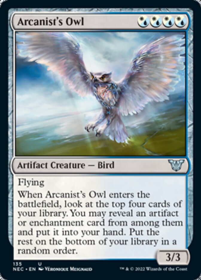 Arcanist's Owl [Kamigawa: Neon Dynasty Commander] | Odin's Place