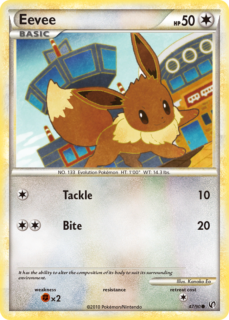 Eevee (47/90) [HeartGold & SoulSilver: Undaunted] | Odin's Place