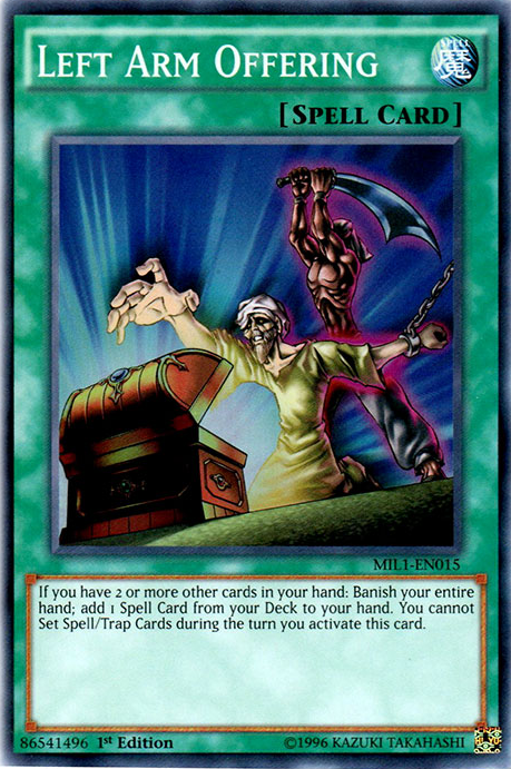 Left Arm Offering [MIL1-EN015] Super Rare | Odin's Place