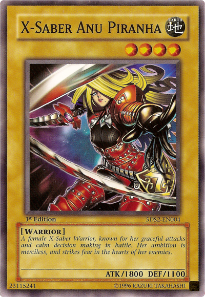X-Saber Anu Piranha [5DS2-EN004] Common | Odin's Place
