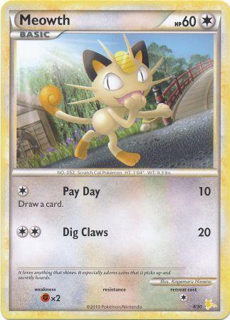 Meowth (4/30) [HeartGold & SoulSilver: Trainer Kit - Raichu] | Odin's Place