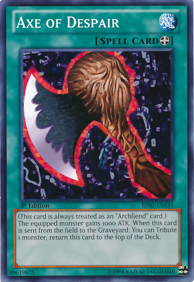 Axe of Despair [BP02-EN131] Mosaic Rare | Odin's Place