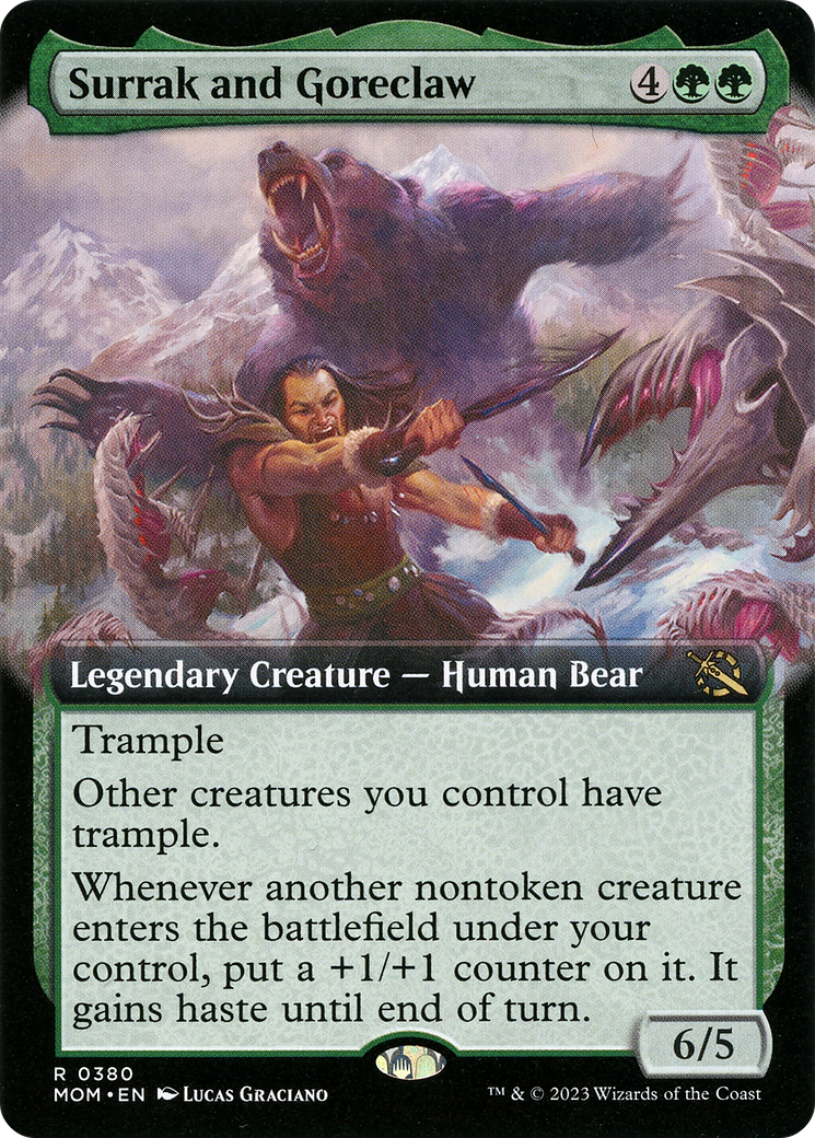 Surrak and Goreclaw (Extended Art) [March of the Machine] | Odin's Place
