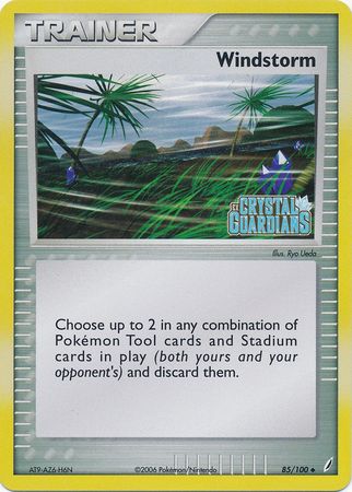 Windstorm (85/100) (Stamped) [EX: Crystal Guardians] | Odin's Place