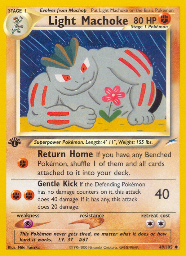 Light Machoke (49/105) [Neo Destiny 1st Edition] | Odin's Place