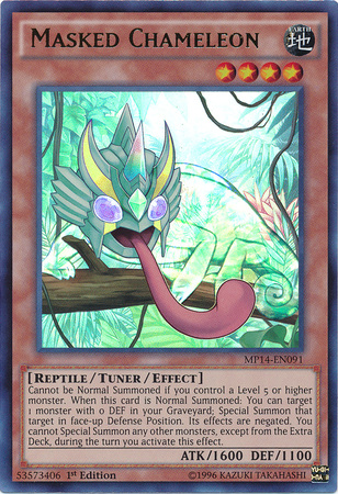 Masked Chameleon [MP14-EN091] Ultra Rare | Odin's Place