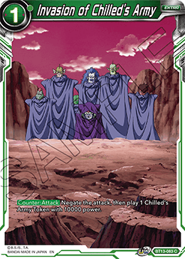 Invasion of Chilled's Army (Common) (BT13-083) [Supreme Rivalry] | Odin's Place