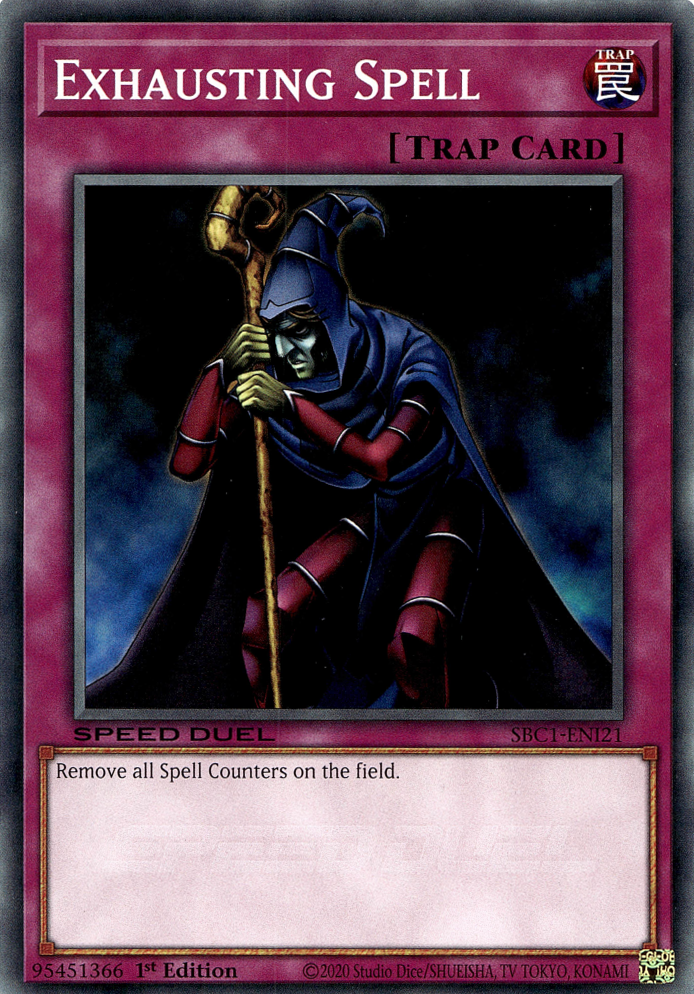 Exhausting Spell [SBC1-ENI21] Common | Odin's Place