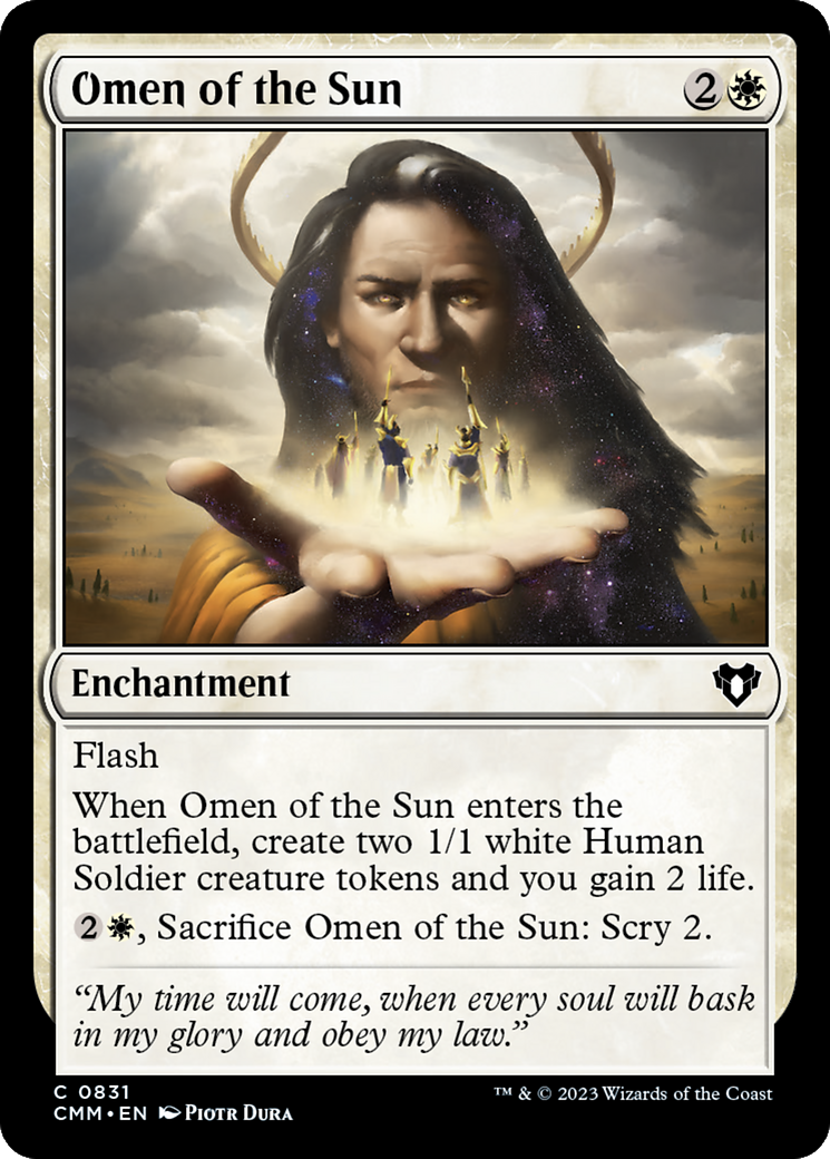 Omen of the Sun [Commander Masters] | Odin's Place