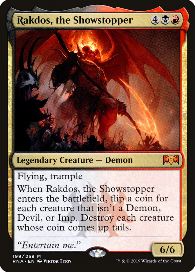 Rakdos, the Showstopper (199) [Ravnica Allegiance] | Odin's Place