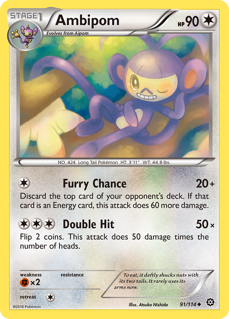 Ambipom (91/114) [XY: Steam Siege] | Odin's Place