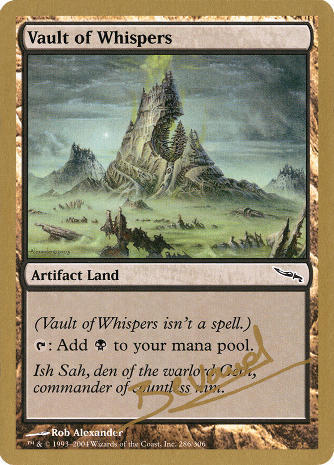 Vault of Whispers (Manuel Bevand) [World Championship Decks 2004] | Odin's Place