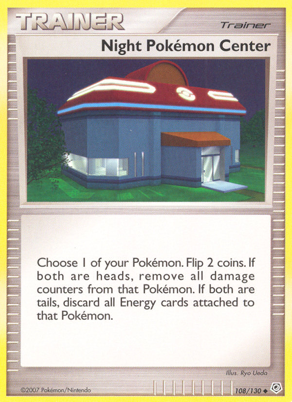 Night Pokemon Center (108/130) [Diamond & Pearl: Base Set] | Odin's Place