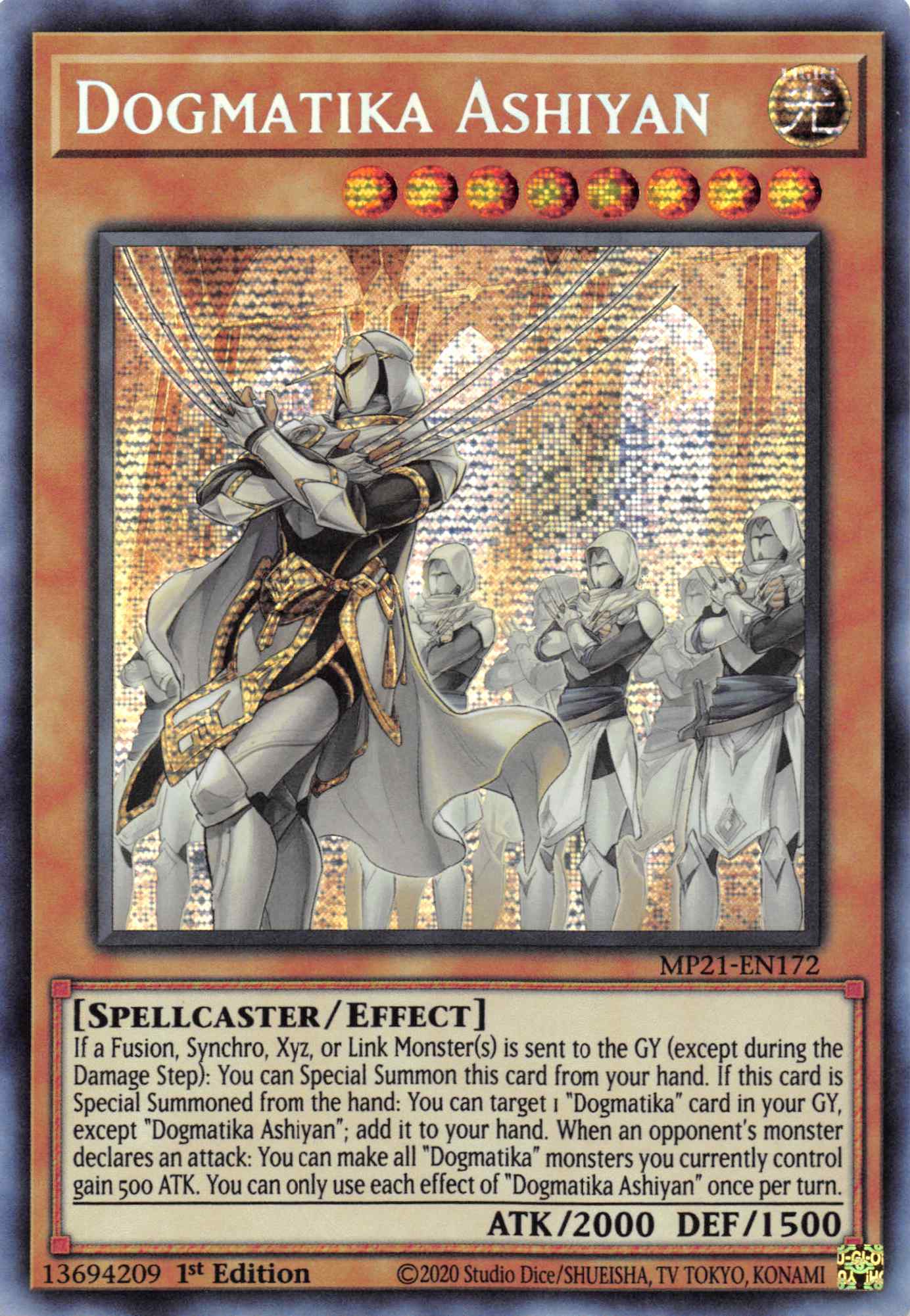 Dogmatika Ashiyan [MP21-EN172] Prismatic Secret Rare | Odin's Place