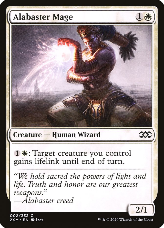 Alabaster Mage [Double Masters] | Odin's Place