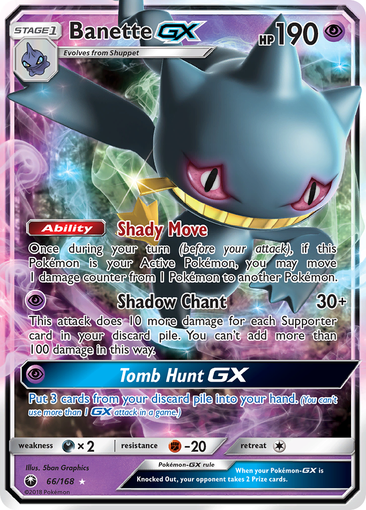 Banette GX (66/168) [Sun & Moon: Celestial Storm] | Odin's Place