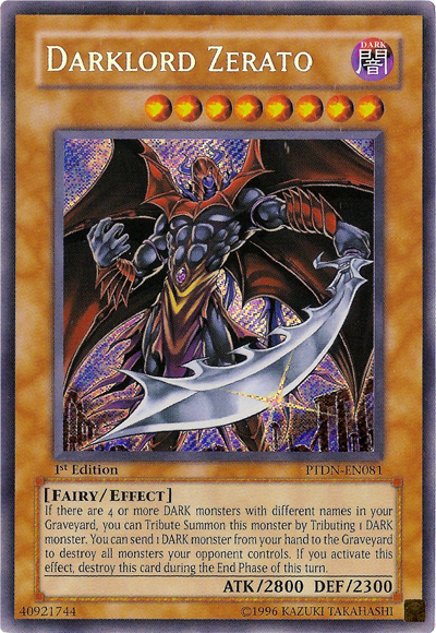 Darklord Zerato [PTDN-EN081] Secret Rare | Odin's Place