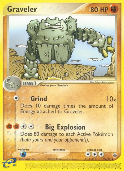 Graveler (29/97) [EX: Dragon] | Odin's Place