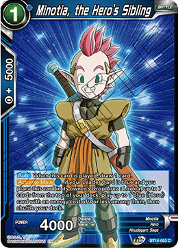 Minotia, the Hero's Sibling (BT14-053) [Cross Spirits] | Odin's Place