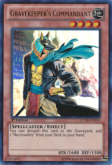 Gravekeeper's Commandant [LCYW-EN191] Ultra Rare | Odin's Place