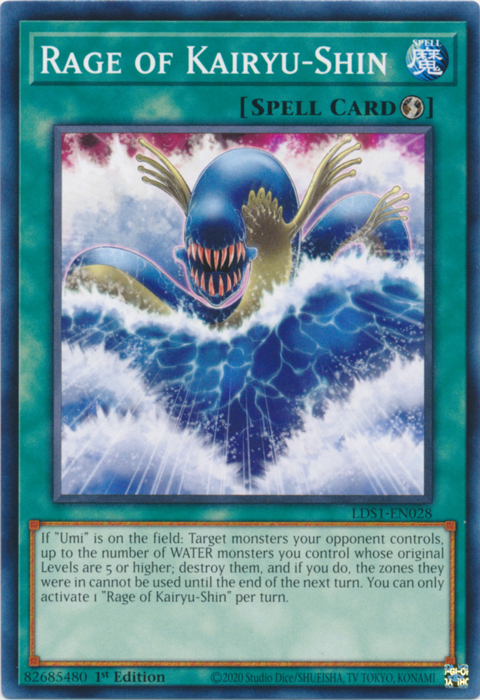 Rage of Kairyu-Shin [LDS1-EN028] Common | Odin's Place