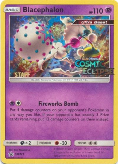 Blacephalon (SM221) (Staff Prerelease Promo) [Sun & Moon: Black Star Promos] | Odin's Place