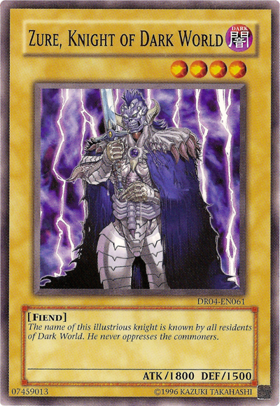 Zure, Knight of Dark World [DR04-EN061] Common | Odin's Place