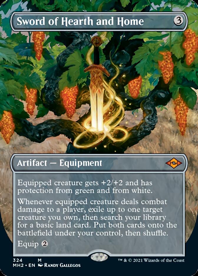 Sword of Hearth and Home (Borderless Alternate Art) [Modern Horizons 2] | Odin's Place
