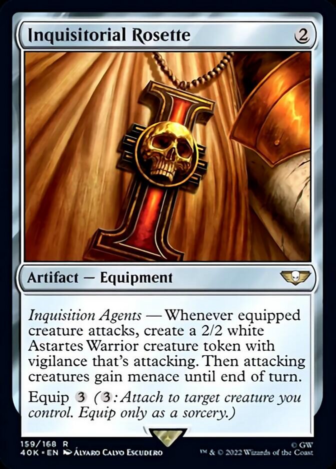 Inquisitorial Rosette (Surge Foil) [Warhammer 40,000] | Odin's Place