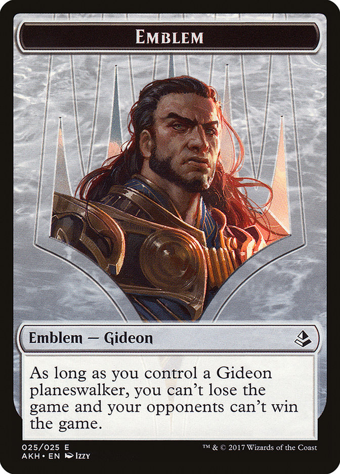 Gideon of the Trials Emblem (25) [Amonkhet Tokens] | Odin's Place