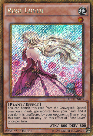 Rose Lover [PGL2-EN003] Gold Secret Rare | Odin's Place