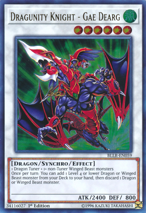 Dragunity Knight - Gae Dearg [BLLR-EN059] Ultra Rare | Odin's Place