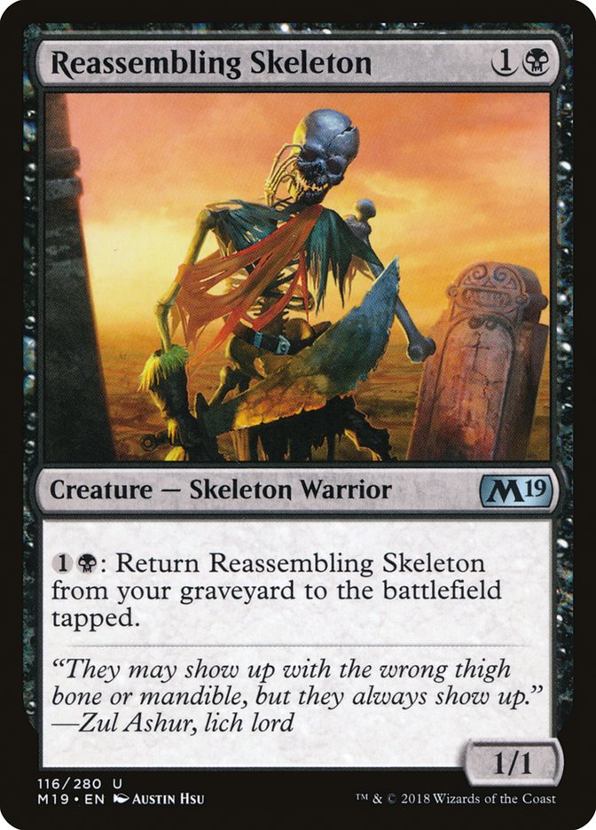 Reassembling Skeleton (116) [Core Set 2019] | Odin's Place
