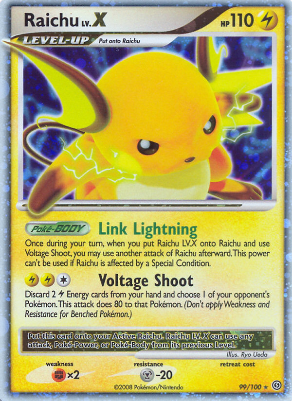 Raichu LV.X (99/100) [Diamond & Pearl: Stormfront] | Odin's Place