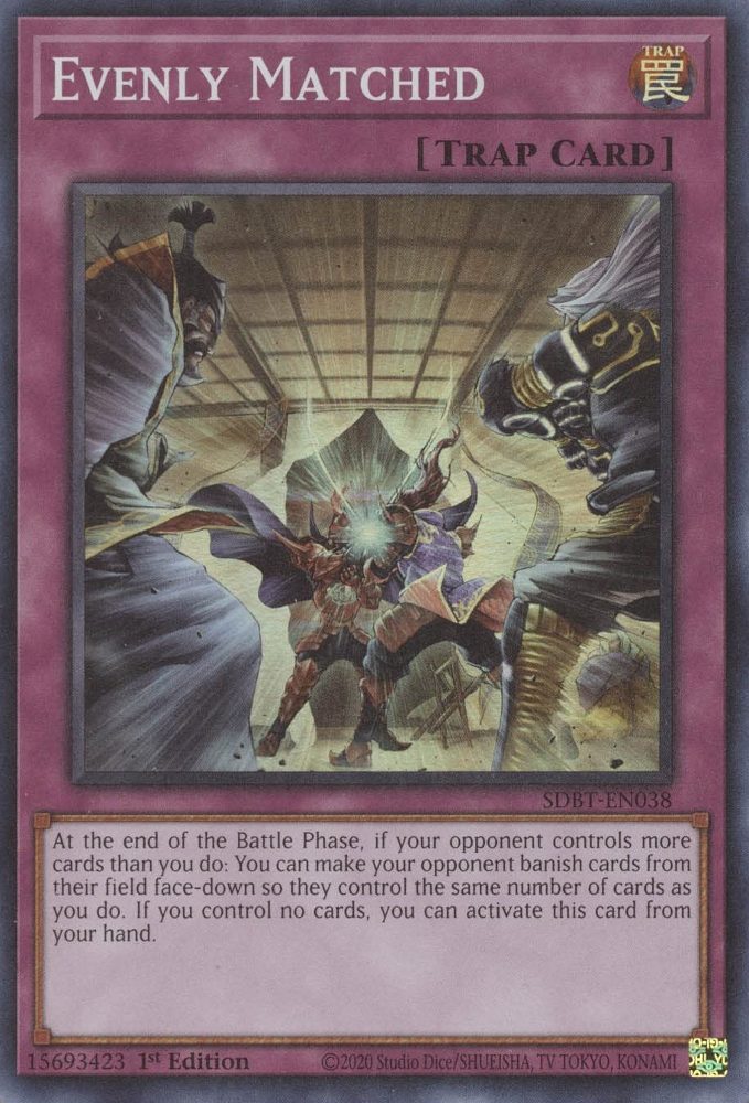 Evenly Matched [SDBT-EN038] Super Rare | Odin's Place