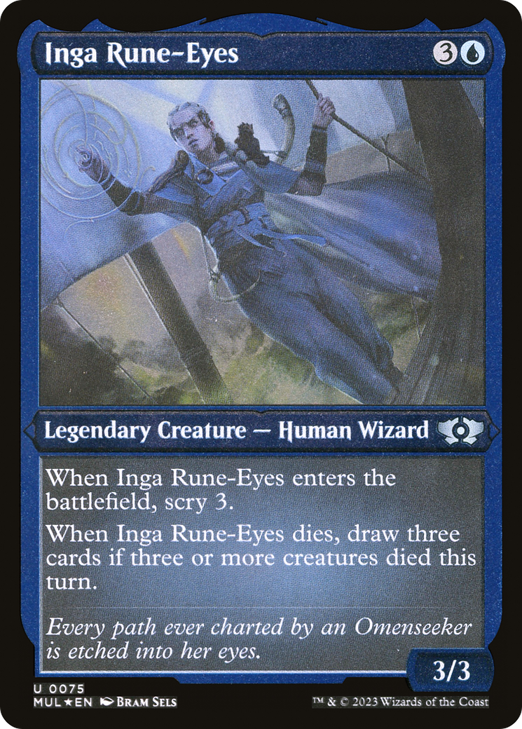 Inga Rune-Eyes (Foil Etched) [Multiverse Legends] | Odin's Place