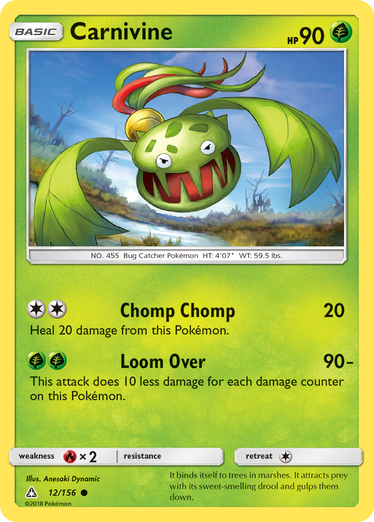 Carnivine (12/156) [Sun & Moon: Ultra Prism] | Odin's Place