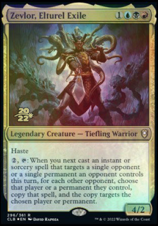 Zevlor, Elturel Exile [Commander Legends: Battle for Baldur's Gate Prerelease Promos] | Odin's Place