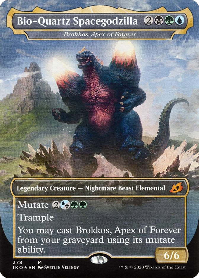Brokkos, Apex of Forever - Bio-Quartz Spacegodzilla (Godzilla Series) [Ikoria: Lair of Behemoths] | Odin's Place