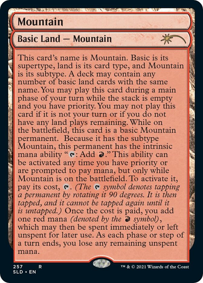 Mountain (257) [Secret Lair Drop Series] | Odin's Place