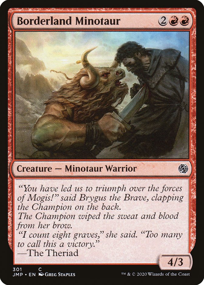 Borderland Minotaur [Jumpstart] | Odin's Place