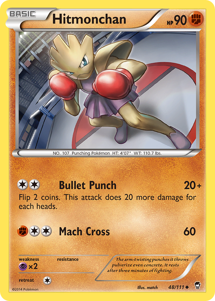 Hitmonchan (48/111) [XY: Furious Fists] | Odin's Place