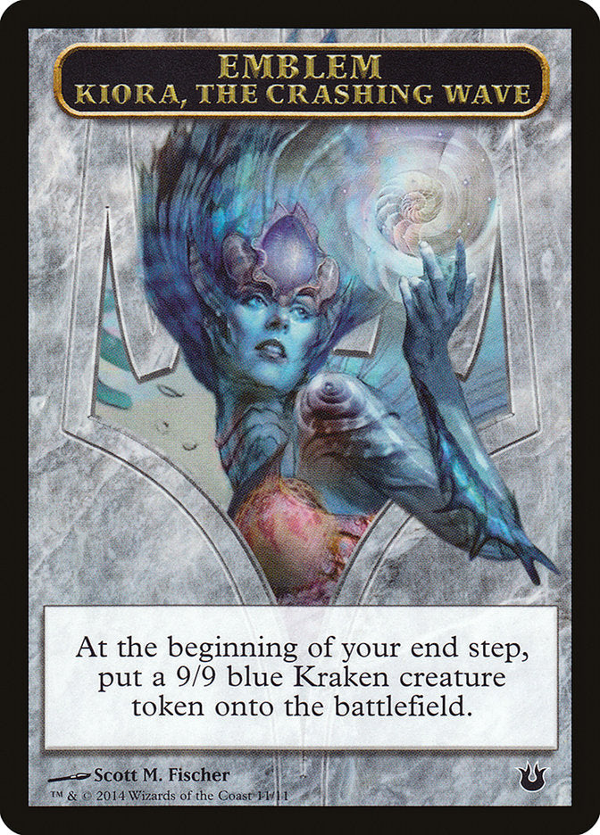 Kiora, the Crashing Wave Emblem (11) [Born of the Gods Tokens] | Odin's Place