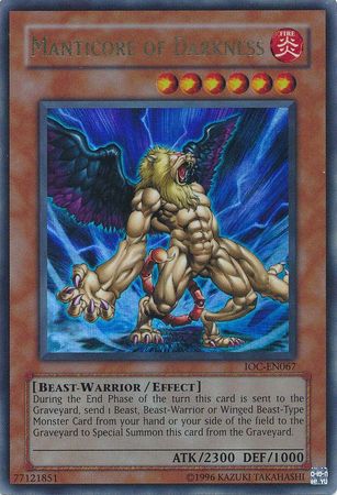 Manticore of Darkness [IOC-EN067] Ultra Rare | Odin's Place