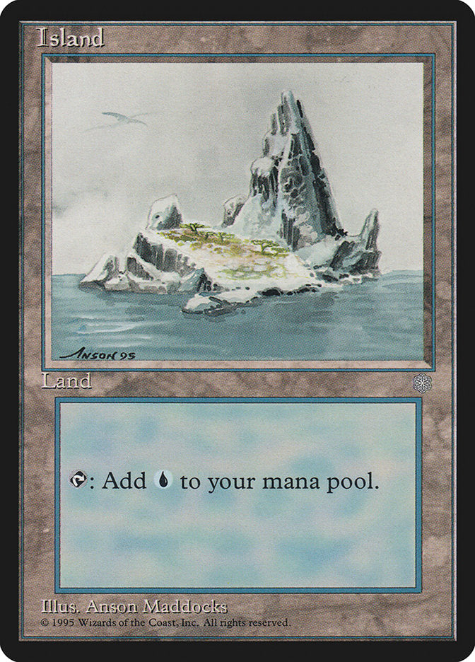 Island (Bird in Top Left / Signature on Left) [Ice Age] | Odin's Place