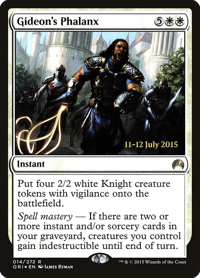 Gideon's Phalanx (14) [Magic Origins Prerelease Promos] | Odin's Place
