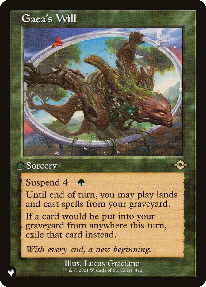 Gaea's Will [The List] | Odin's Place