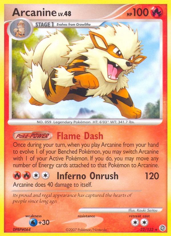Arcanine (22/132) [Diamond & Pearl: Secret Wonders] | Odin's Place